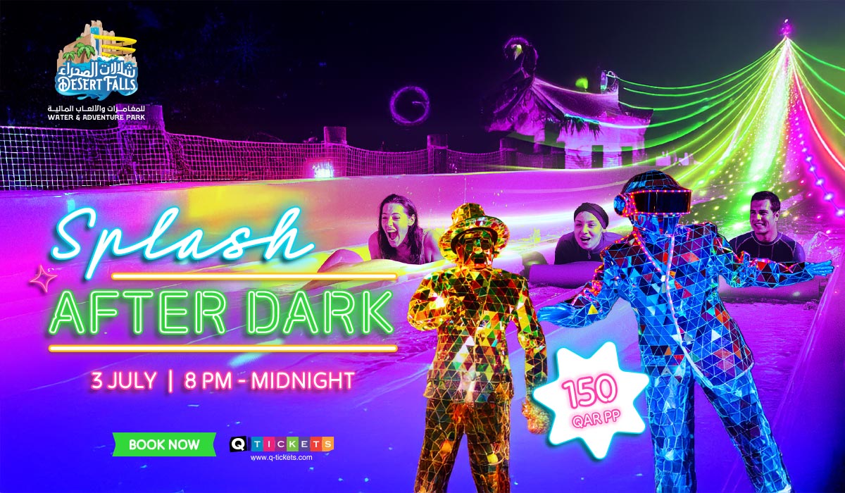 Desert Falls Launches Splash After Dark A Monthly Glow in the Dark Waterpark Experience Starting July